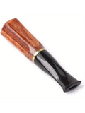 Cowinsky Wooden Cigarette Holder with Metal Interface Set of 4 Handmade from Natural Wood