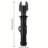 1pc Firesaber Lighter, Windproof Metal Torch Lighter With Safety Lock Adjustable Flame, Refillable Butane Gas Jet Lighter Good Helper For Candle Kitchen Outdoor Grill Camping BBQ Brulee Pudding Firework Fireplace