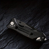 1 PC Portable Pocket Knife Multifunctional Outdoor Tactical Knife Suitable For Camping Hiking Kitchen Outdoor Survival Exploration Hunting Crisis Situations Fruit And BBQ Cutting Father's Day Gift For Men Dad