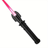 1pc Firesaber Lighter, Windproof Metal Torch Lighter With Safety Lock Adjustable Flame, Refillable Butane Gas Jet Lighter Good Helper For Candle Kitchen Outdoor Grill Camping BBQ Brulee Pudding Firework Fireplace
