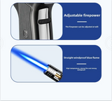 1PC Kitchen Torch Lighter, Pistol-like Metal Welding Gun Refillable Butane Gas Lighter Multi-functional for Outdoor Camping Barbecue Kitchen Cooking, Father's Day Gift for Men Dad(excluding Butane)
