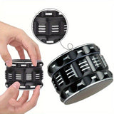 1 Piece 2.5 Inch Hand Grinder, 4-Layer Aluminum Alloy 2.5 Inch Metal Grinder With 34 Sharp Diamond Teeth For Grinding More Dry,,