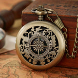 2pcs/Set Gold & Silver Vintage Engraved Flip Compass Pocket Watch, Retro Metal Portable Compass Survival Tool, outdoor Camping Cycling Hiking Navigation Survival Equipment