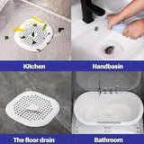 9pcs 5.5 Inches Silicone Square Drain Filter Cover For Shower Kitchen Sink 5.5" TPR Flat Strainer Stopper With Suction Cups Anti-Blocking Hair Catcher Kitchen Bathroom Bathtub Accessories Essentials (Gray+Black+White)