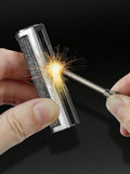 2pcs/Set Permanent Match Lighter With Keychain, Waterproof Forever Lighter Matches Can Strike More Than 10000 Times, Emergency Lighter For Outdoor Adventure Camping BBQ EDC Gear
