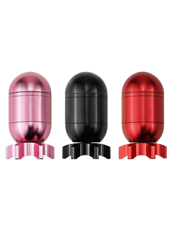 1pc 4-Layer Missile Shape Tobacco Grinder,  1.5
