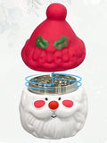4-Layer Cute Vanilla Grinder White Santa Claus Kitchen Grinder Manual Grinder Coffee Tobacco Spices Household Good Gifts