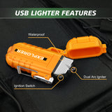 USB-C Electric Lighter with Flashlight