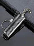 2pcs/Set Permanent Match Lighter With Keychain, Waterproof Forever Lighter Matches Can Strike More Than 10000 Times, Emergency Lighter For Outdoor Adventure Camping BBQ EDC Gear