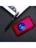 Lafagiet 19PCS Kapazität Zigarettenetui mit USB elektrisches Feuerzeug für 84mm normale Größe, LED-Bildschirm, Rose rot magnetische Art Zigarettenschachtel Lagerung Geschenke für und Frauen Cool Zigarettenhalter