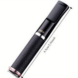 1pc Reusable Cigarette Filter, PU Leather Coating, Stylish & Elegant, Washable Cigarette Mouthpiece Tips To Reduce Tar And Smoke Stains, With Gift Box Packing For Dad, Mom, Husband, Wife, Men, Women