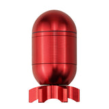 1pc Premium Tobacco Spice Manual Grinder - Guided Missile Shaped, No Electricity Required, Gift for Parents, Portable Outdoor Tools