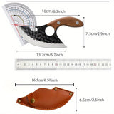2PCS Multifunctional Small Machete Set With Leather Knife Cover, Ergonomic Handle, Meat Cleaver, Boning Knife, Camping Knife, For Camping, Hiking, Barbecue, Outdoor Activities, Gifts Ideas For Men And Women