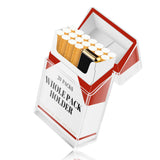 2PCS/SET Cigarette Case With Electric Rechargeable Lighter For 84mm, Moisture Proof, Transparent Cigarette Holder Case, Fashion Smoking Set Gift For Men Women