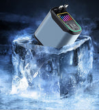 Retractable Car Charger, No Entanglement Required Fast Charging Dual USB Ports Compact Car Phone Charger With LED Light For Travel, Universal Compatible All Phones