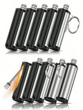10 Pcs/Set Waterproof Match Stick Lighter, Permanent Match Lighters, Forever Matches Flint Keychain Emergency Survival Tools For Outdoor Camping Campfire