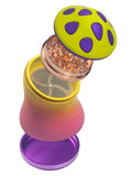 1 Pcs Mushroom Zinc Alloy Grinder, 4-Layer Hand Grinder, Accessories Christmas Birthday Gifts For Father Mom For Him, Her, Women, Mother's Day Flowers For Men, Personalized Gifts For Mom, Last Minute Gifts, Mother's Day Ideas, Mother Sunday Gifts,