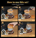 15-in-1 Cocktail Smoker Kit, Comes with 4 Flavors Wood Chips, Old Fashioned Beverage Whiskey Smoker Kit, 4pcs Stainless Steel Ice tube, Smell-proof Bag, Silicone Clip, Suitable & Best Gifts Ideas for Cocktail Enthusiasts, Men, Dad, Husband, Boss