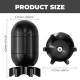 1pc Premium Tobacco Spice Manual Grinder - Guided Missile Shaped, No Electricity Required, Gift for Parents, Portable Outdoor Tools