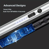 3PCS 360° Rotation Flexible Neck Plasma Lighter Windproof Flameless USB Rechargeable Lighter With LED Power Display Long Electric Electronic Lighter For Candle Gas Stove Ignition Firework