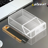 2PCS/SET Cigarette Case With Electric Rechargeable Lighter For 84mm, Moisture Proof, Transparent Cigarette Holder Case, Fashion Smoking Set Gift For Men Women