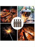 10000 Permanent Matchstick Strike Set 2 PCS/SET Matchsticks with Gift Box Permanent Lighter Matchstick Keychain Lighter Kerosene Refillable Flint Lighter, Christmas and Birthday Gifts, Father's Day Gift (excluding Fuel)