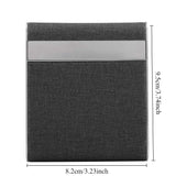 Classic Cigarette Case With Electric Lighter USB Rechargeable,  Holds 84mm Cigarettes Portable Metal Fabric Retro Cigarettes Holder Cigarette Box Christmas Gifts Ideas Father's Day Gift For Men Dad