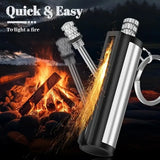 20Pcs Permanent Matches Always Lighter Portable and Reusable Unlimited Matches Outdoor Camping Keychain Permanent Matches Unique Gifts for Men and Husbands Father's Day Gifts