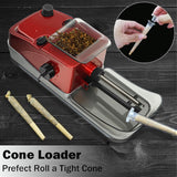 2-in-1 Automatic Electric Cone Filling Loader & Cigarette Rolling Machine (Ship from USA)