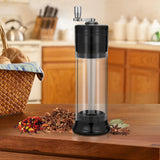 5-In-1 Rainbow Alluminum Metal Manual Spice Grinder With A Foldable Hand Crank, With Cone Londer, Multifunctional Joint Rolling Machine, Cleaning Brush, Easy To Push Button