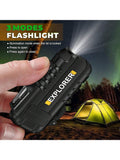 Lafagiet Elektrisches USB Typ-C Wiederaufladbares Feuerzeug mit LED Batterieanzeige & Taschenlampe, mit Lanyard, Wasserdicht IP56, Winddicht, 360 ° r Teleskopbogen Feuerzeuge Elektronisch für Outdoor-Kerze, Camping, BBQ