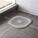 9pcs 5.5 Inches Silicone Square Drain Filter Cover For Shower Kitchen Sink 5.5" TPR Flat Strainer Stopper With Suction Cups Anti-Blocking Hair Catcher Kitchen Bathroom Bathtub Accessories Essentials (Gray+Black+White)