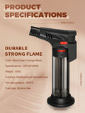 4 Pieces/Set Gas Butane Torch Lighter, Powerful Windproof Jet Flame Lighters, Butane Gas Refill, With Safety Lock, Mini Torch Lighters For Candle, Kitchen, Outdoor BBQ Camping Stove Firework (Gas Not Included)