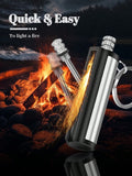 10 Pcs/Set Waterproof Match Stick Lighter, Permanent Match Lighters, Forever Matches Flint Keychain Emergency Survival Tools For Outdoor Camping Campfire