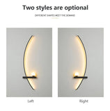 2pcs Modern LED Wall Light 12W Left & Right Pairs 3000k-6000k Wall Lamp Minimalist Black Decorative Wall Sconce， Set of Two for Bedroom Living Room Bedside Study Home Indoor Lighting Lusters Lights
