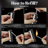 20Pcs Permanent Matches Always Lighter Portable and Reusable Unlimited Matches Outdoor Camping Keychain Permanent Matches Unique Gifts for Men and Husbands Father's Day Gifts