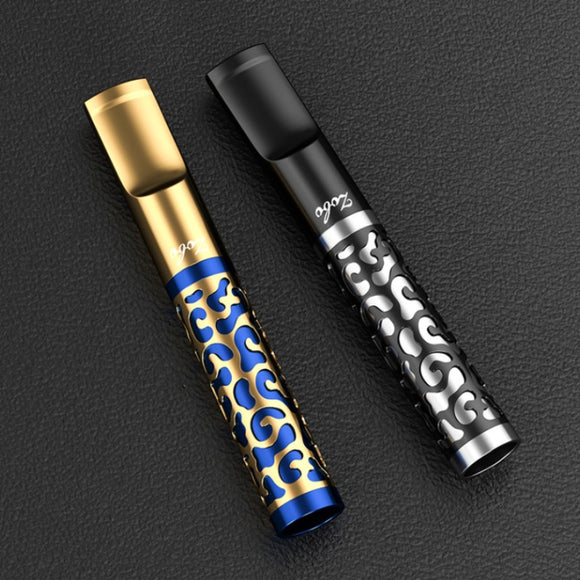 1 Pc Washable Reusable Cigarette Filter Holder For Regular Size, Metal Cigarette Mouthpiece, Reduce Tar And Smoke Stains, With Elegant And Stylish Holder Case