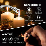 3PCS 360° Flexible Neck Plasma Lighter Windproof Flameless USB Rechargeable Lighter Long Electric Electronic Lighter for Candle Gas Stove Ignition Firework