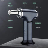 Powerful Windproof Blue Flame Kitchen Torch Lighter Jet Flame Lighter Refillable Butane Gas Lighter Adjustable Flame With Safety Lock Suitable For Outdoor Barbecue Cooking Kitchen Baking, Metal Welding Gun Camping Equipment (No Gas)