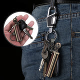 10000 Permanent Matchstick Strike Set 2 PCS/SET Matchsticks with Gift Box Permanent Lighter Matchstick Keychain Lighter Kerosene Refillable Flint Lighter, Christmas and Birthday Gifts, Father's Day Gift (excluding Fuel)