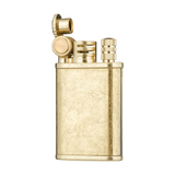 1PC Antique Style Kerosene Oil Lighter, Pure Copper Permanent Match Striker, Refillable Kerosene Oil Lighter With Grinding Wheel Outdoor Fire Starter Flint Strikers Waterproof Matchstick Metal Lighter, Perfect For Outdoor Camping, Survival, Hiking, Birthd