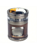 1Pc 2.5" 4 Layer Metal Tobacco Grinder, American Eagle Spice Herb Herbal Grinders With Large Capacity Holder For Kitchen