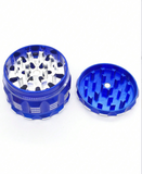 1 Piece 2.5 Inch Hand Grinder, 4-Layer Aluminum Alloy 2.5 Inch Metal Grinder With 34 Sharp Diamond Teeth For Grinding More Dry,,