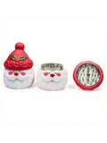 4-Layer Cute Vanilla Grinder White Santa Claus Kitchen Grinder Manual Grinder Coffee Tobacco Spices Household Good Gifts