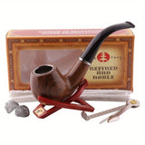 15pcs/ set Resin Tobacco Pipe Set, Good Quality Smoking Pipe with Pipe Tools Durable Cigarettes Cigar Pipes - Useful Crafts