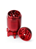 1pc 4-Layer Missile Shape Tobacco Grinder,  1.5" Inches Cute Aluminum Alloy Spice Grinder, 40mm Cigarette Herb Metal Manual Grinder, Kitchen Accessories With Cleaning Brush For Kitchen
