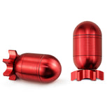 1pc Premium Tobacco Spice Manual Grinder - Guided Missile Shaped, No Electricity Required, Gift for Parents, Portable Outdoor Tools