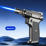 1PC Kitchen Torch Lighter, Pistol-like Metal Welding Gun Refillable Butane Gas Lighter Multi-functional for Outdoor Camping Barbecue Kitchen Cooking, Father's Day Gift for Men Dad(excluding Butane)