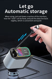 Retractable Car Charger, No Entanglement Required Fast Charging Dual USB Ports Compact Car Phone Charger With LED Light For Travel, Universal Compatible All Phones