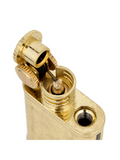 1PC Antique Style Kerosene Oil Lighter, Pure Copper Permanent Match Striker, Refillable Kerosene Oil Lighter With Grinding Wheel Outdoor Fire Starter Flint Strikers Waterproof Matchstick Metal Lighter, Perfect For Outdoor Camping, Survival, Hiking, Birthd